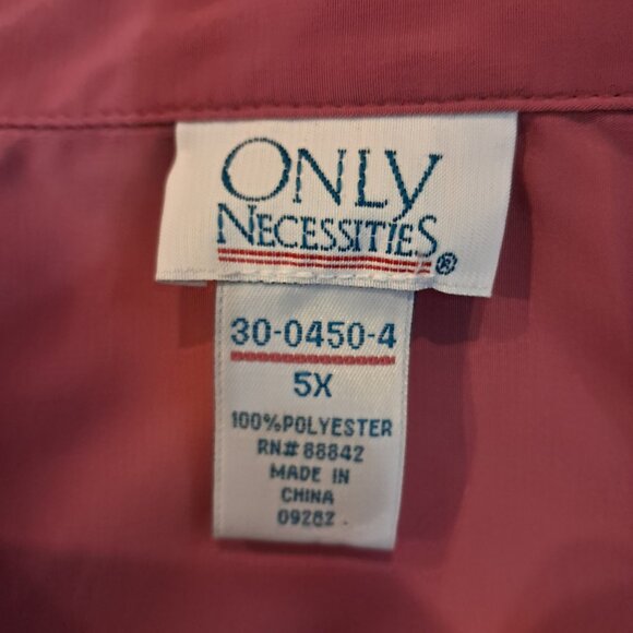 Only Necessities size 5X dusty rose pink blouse, NEW WITHOUT TAGS - Picture 7 of 7